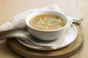 Recipe - Red lentil and mushroom soup