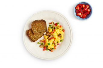 Recipe - Egg and veggie scramble