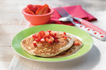 Recipe - Strawberry pancakes