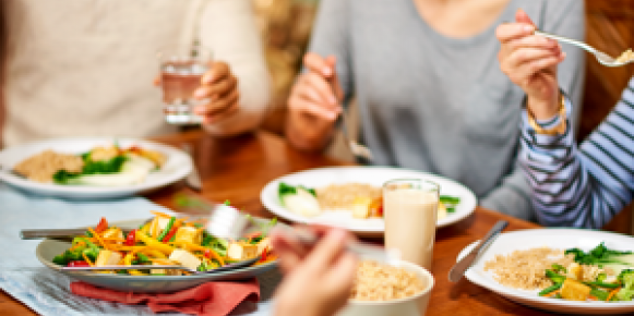 Eat meals with others - Canada's Food Guide